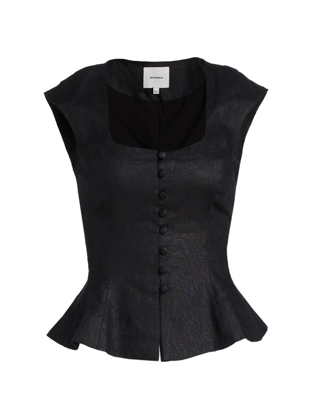Paolina Reformation linen top size 12